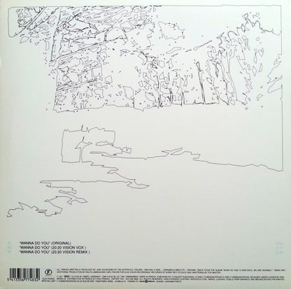 Jori Hulkkonen – Wanna Do You (12", F Communications, 2001) Back Cover