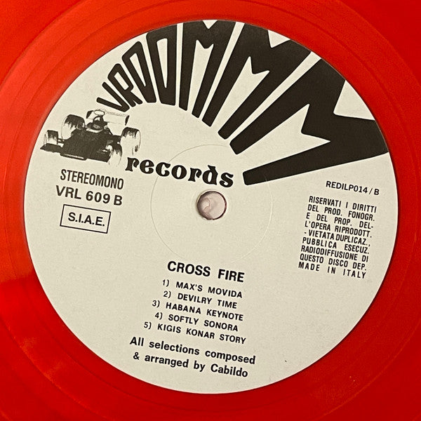 The Cabildos – Cross Fire (LP, Clear Red, Vroommm, 2025) Image 4