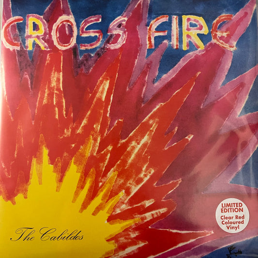 The Cabildos – Cross Fire (LP, Clear Red, Vroommm, 2025) Front Cover
