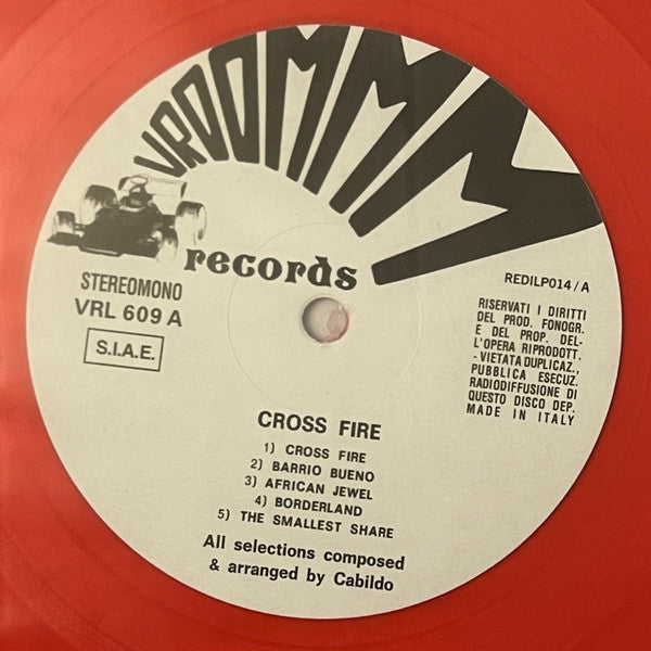 The Cabildos – Cross Fire (LP, Clear Red, Vroommm, 2025) Image 3