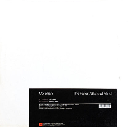 Corellian – The Fallen / State Of Mind (12", Fire, 2000) Back Cover