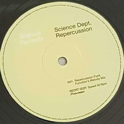 Science Dept. – Persuasion / Repercussion (12", Bedrock Records, 2000) Image 4