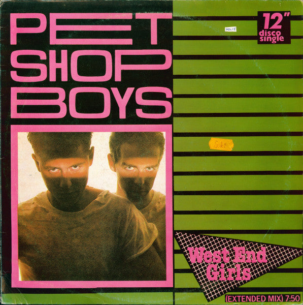 Pet Shop Boys – West End Girls (Extended Mix) (12", First ZYX Issue, ZYX Records, 1984) Front Cover