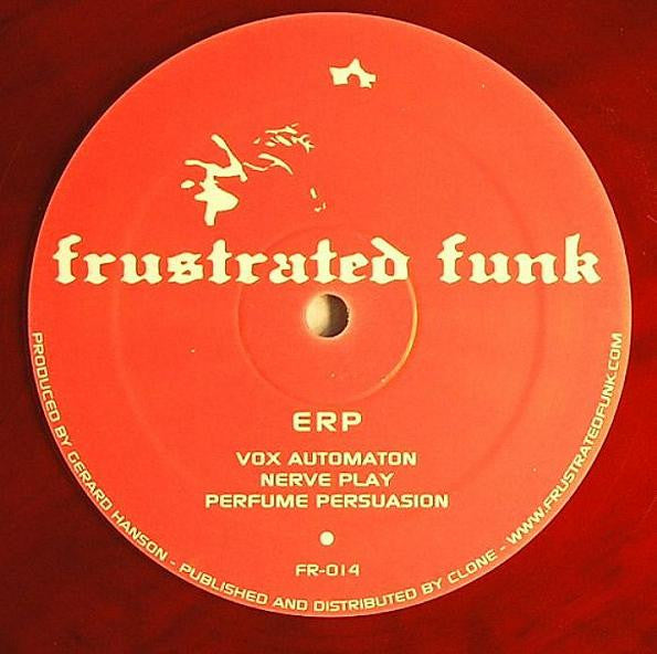ERP – Vox Automaton (12", Red Smoked Transparent, Frustrated Funk, 2007) Front Cover