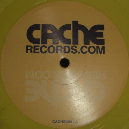 DeepChord & Mike Huckaby – The Detroit Remixes (12", Yellow, Marbled, Cache Records, 2008) Front Cover