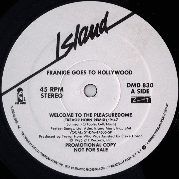 Frankie Goes To Hollywood – Welcome To The Pleasuredome (12", SRC Pressing, Island Records, 1985) Front Cover