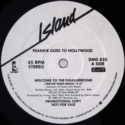 Frankie Goes To Hollywood – Welcome To The Pleasuredome (12", SRC Pressing, Island Records, 1985) Front Cover