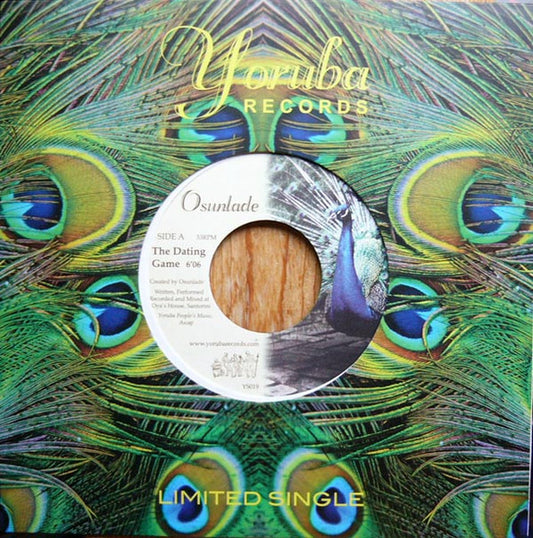Osunlade – The Dating Game (7", Yoruba Records, 2007) Front Cover