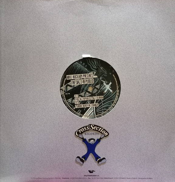 Mike Huckaby – The Jazz Republic (12", Cross Section Records, 1997) Image 4