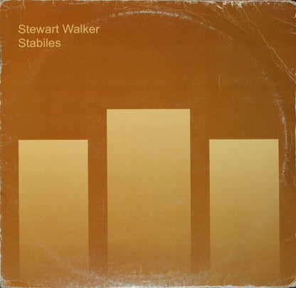 Stewart Walker – Stabiles (2x12", Force Inc. Music Works, 1999) Front Cover