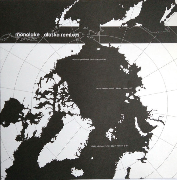 Monolake – Alaska Remixes (33 ⅓ RPM, White, Monolake / Imbalance Computer Music, 2006) Front Cover