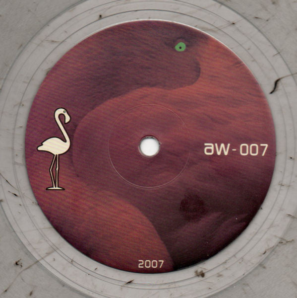 Kubra – Control Issues EP (12", Clear, Transparent, Marbled, AW-Recordings, 2007) Back Cover