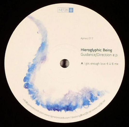 Hieroglyphic Being – Guidance / Direction E.P. (12", Apnea, 2007) Front Cover
