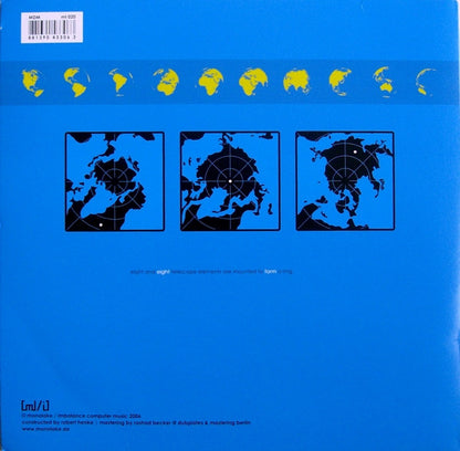 Monolake – Alaska Melting (12", Blue Translucent, Monolake / Imbalance Computer Music, 2006) Back Cover