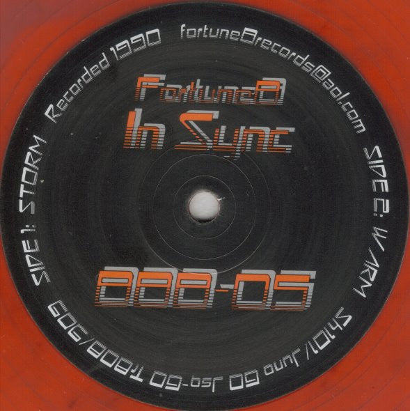 In Sync – Storm (12", Red, Transparent, Fortune8, 2006) Front Cover
