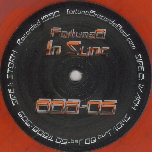 In Sync – Storm (12", Red, Transparent, Fortune8, 2006) Front Cover