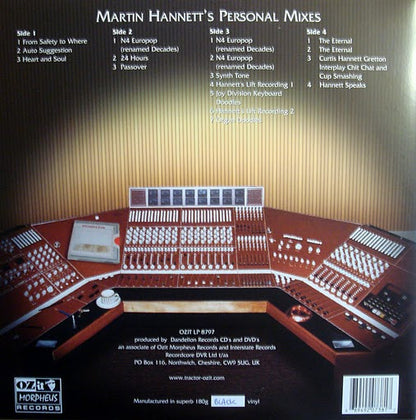 Joy Division – Martin Hannett's Personal Mixes (2xLP, Gatefold, 180g, Ozit-Morpheus Records, 2007) Image 3
