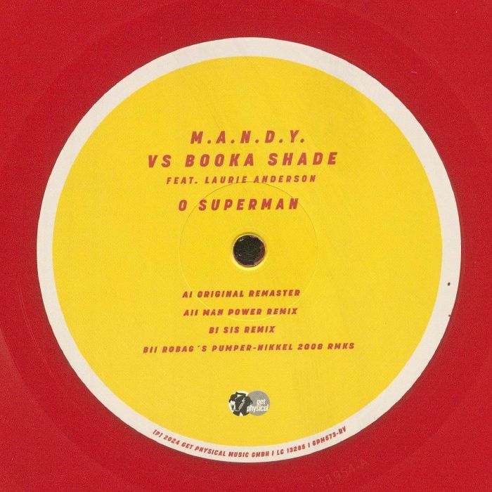 M.A.N.D.Y. Vs Booka Shade Feat. Laurie Anderson - O Superman (12") (Red)