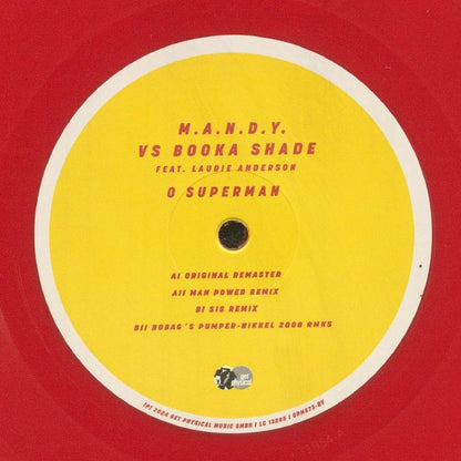 M.A.N.D.Y. Vs Booka Shade Feat. Laurie Anderson - O Superman (12") (Red)