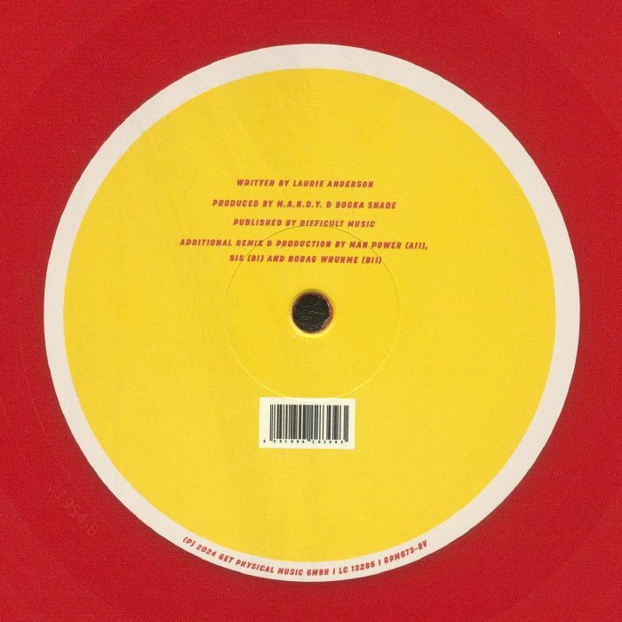 M.A.N.D.Y. Vs Booka Shade Feat. Laurie Anderson - O Superman (12") (Red)