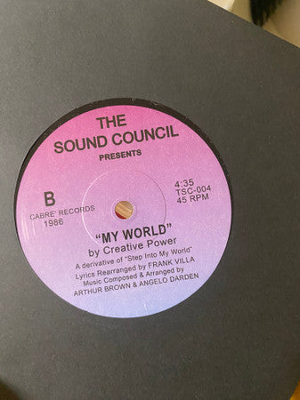 Creative Power – Special Love / My World (7", Cabré Records, 2026) Image 3