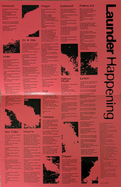 Launder – Happening (2xLP, Ghostly International, 2022) Image 4