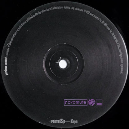 Plastikman – Consumed (3x12", NovaMute, 1998) Image 7