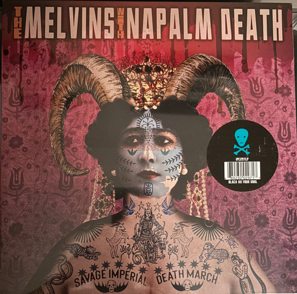 The Melvins With Napalm Death – Savage Imperial Death March (LP, Ipecac Recordings, 2026) Front Cover