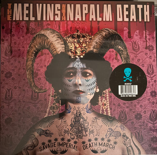 The Melvins With Napalm Death – Savage Imperial Death March (LP, Ipecac Recordings, 2026) Front Cover