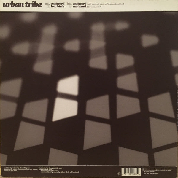 Urban Tribe – Eastward (12", Mo Wax, 1996) Back Cover