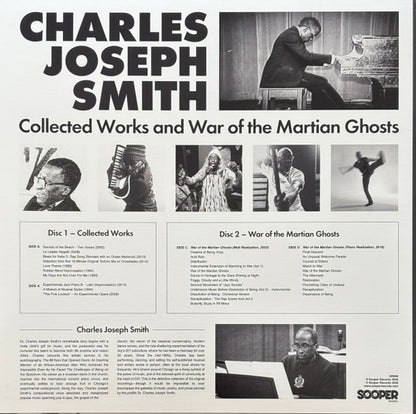 Charles Joseph Smith – Collected Works And War Of The Martian Ghosts (2x12", Sooper Records, 2026) Back Cover