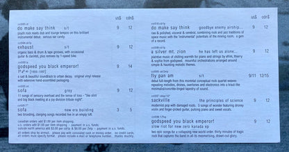 1-Speed Bike – Droopy Butt Begone! (LP, Constellation, 2000) Image 7