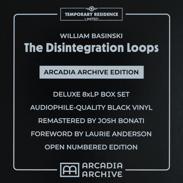William Basinski – The Disintegration Loops (8xLP, Temporary Residence Limited, 2026) Image 3