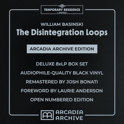 William Basinski – The Disintegration Loops (8xLP, Temporary Residence Limited, 2026) Image 3