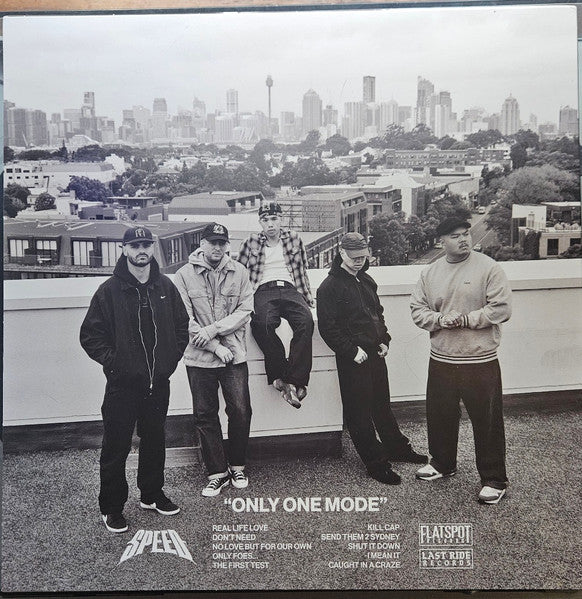 Speed – Only One Mode (12", Orange Crush, Flatspot Records, 2024) Back Cover