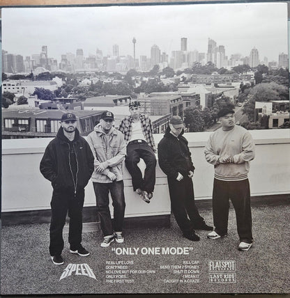 Speed – Only One Mode (12", Orange Crush, Flatspot Records, 2024) Back Cover