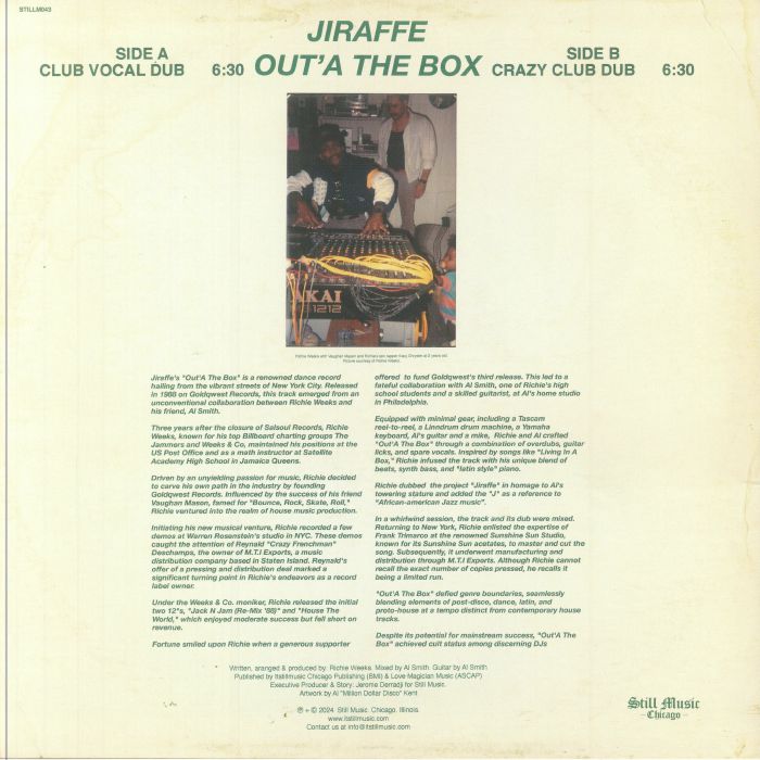 Jiraffe - Out'A The Box (12")