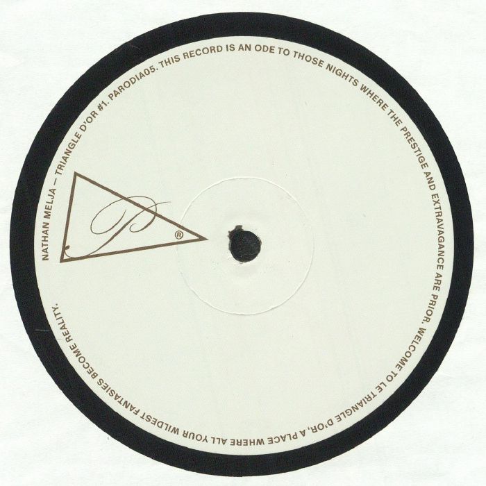 Nathan Melja - Triangle d'or #1 (12")