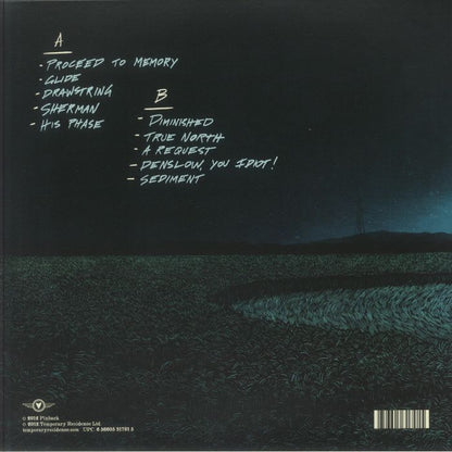 Pinback – Information Retrieved (LP, Dark Blue, Temporary Residence Limited, 2025) Back Cover