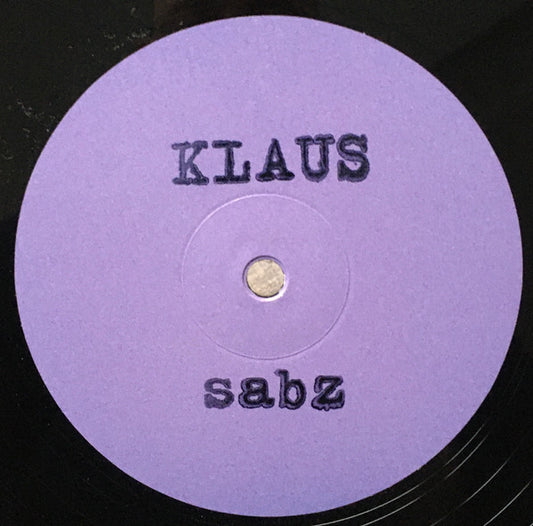 Klaus – Sabz / Qua (12", Tanum, 2021) Front Cover