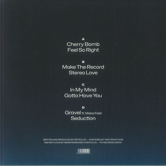 Retrouve – Feel So Right LP (2xLP, PIV Records, 2025) Front Cover