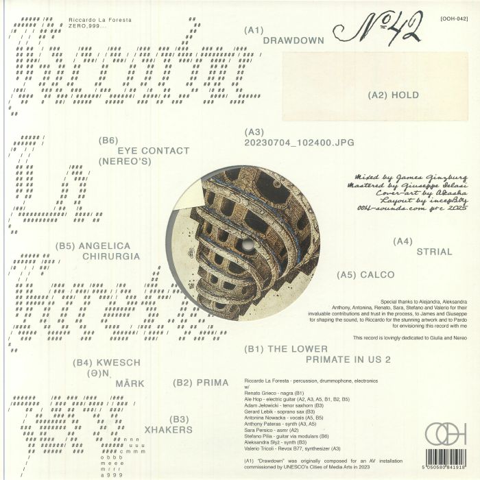 Riccardo La Foresta - Zero,999... (LP)