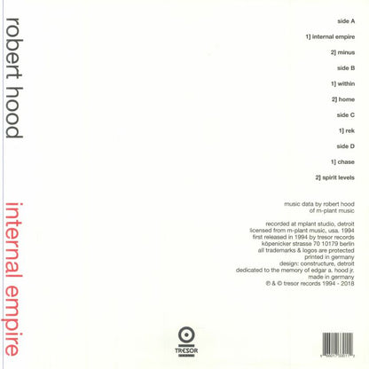 Robert Hood - Internal Empire (2x12") (Red)