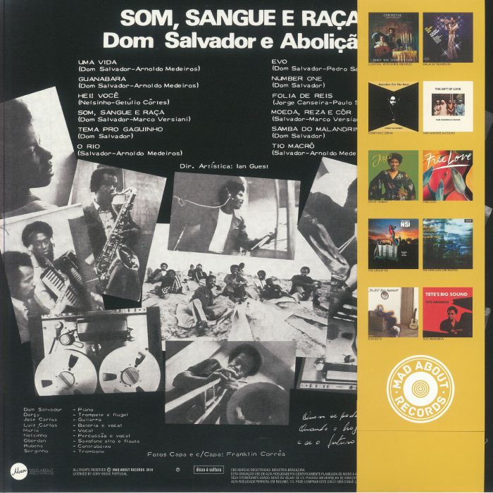 Dom Salvador E Abolição - Som, Sangue E Raça (LP) (Blue, 180g)