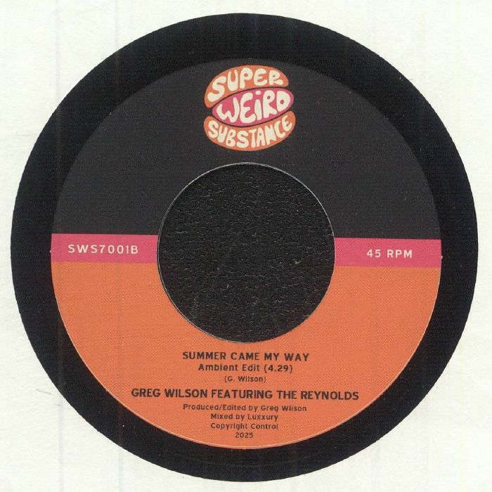 Greg Wilson Featuring The Reynolds - Summer Came My Way (7")