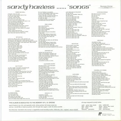 Sandy Harless - Songs (LP)