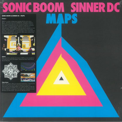 Sonic Boom Sinner DC – Maps (LP, Mental Groove Records, 2024) Front Cover