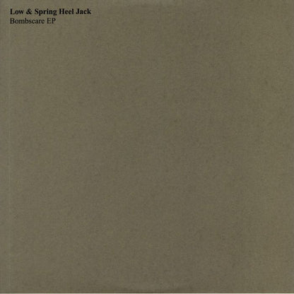 Low Spring Heel Jack – Bombscare EP (12", Treader, 2019) Front Cover