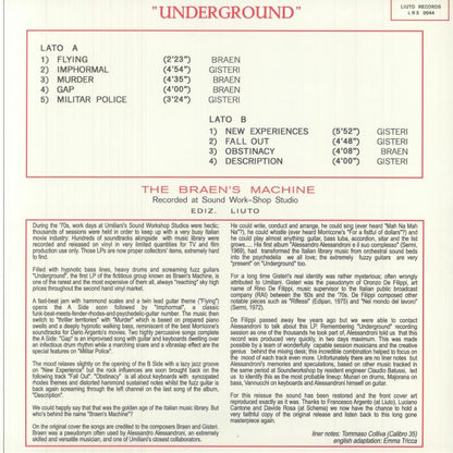 The Braen's Machine - Underground (LP)