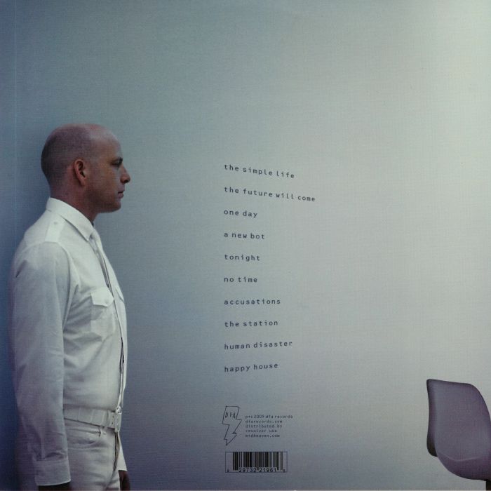 The Juan Maclean – The Future Will Come (2xLP, Clear, DFA, 2019) Back Cover